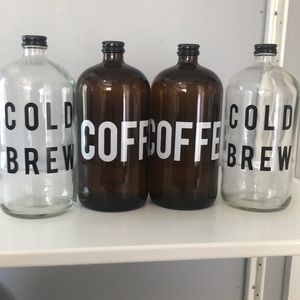 Big glass jars. Multi use